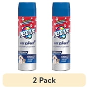 2 pack Resolve Pet High Traffic Carpet Stain Cleaner Solution and Odor Remover Foam, 22oz