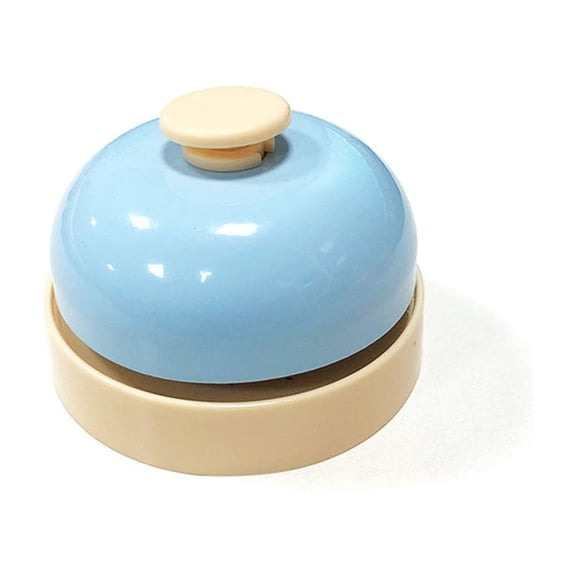 2 pack Restaurant Service Table Bell Bar Bell Desk Kitchen Hotel Counter Reception Restaurant Bar Ring for Service Call Bell (blue)