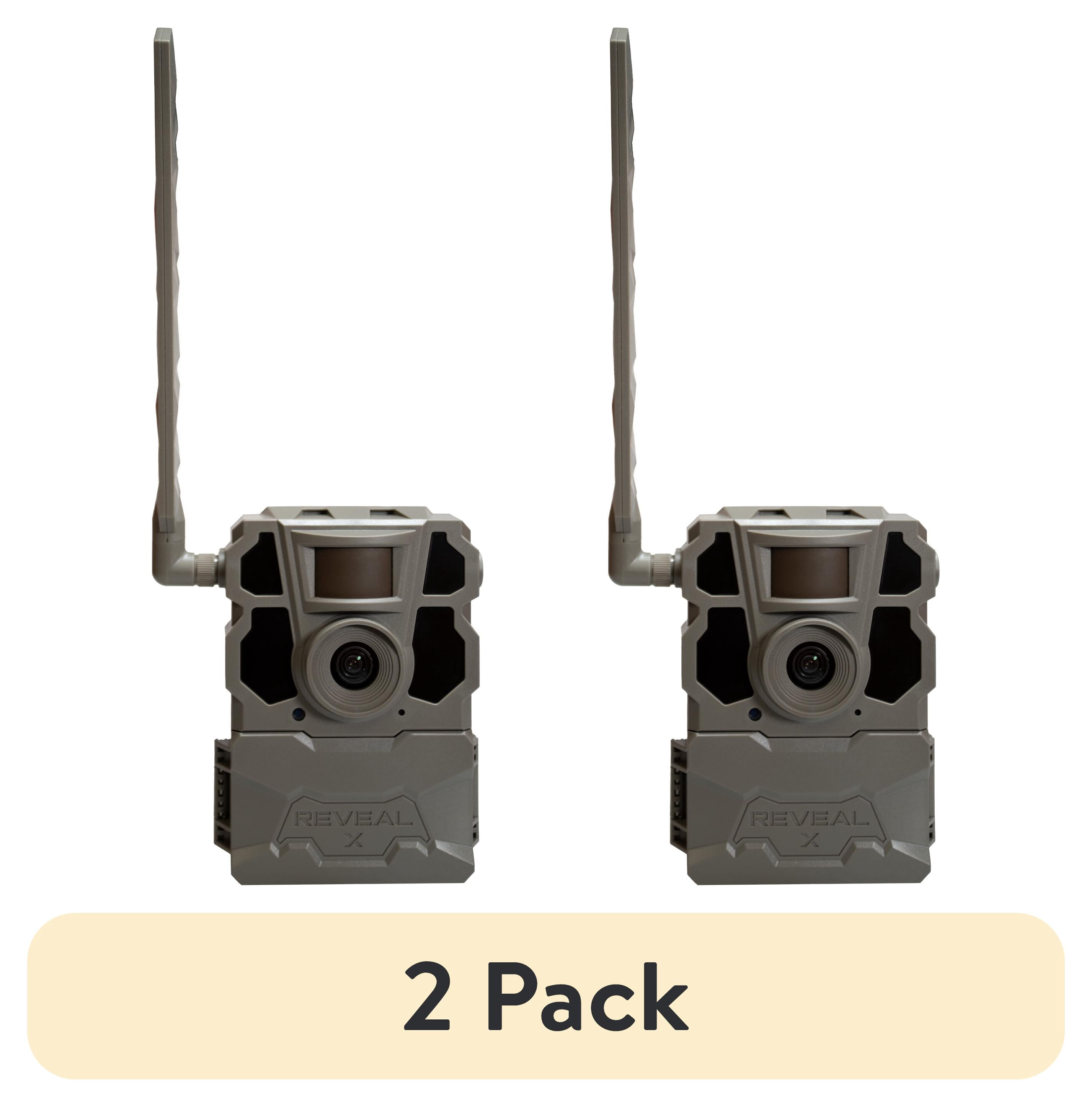 (2 pack) Reveal X 2.0 Cellular Trail Camera – 4G LTE Hunting and Remote Property Monitoring Camera, Motion Activated, No WiFi Required