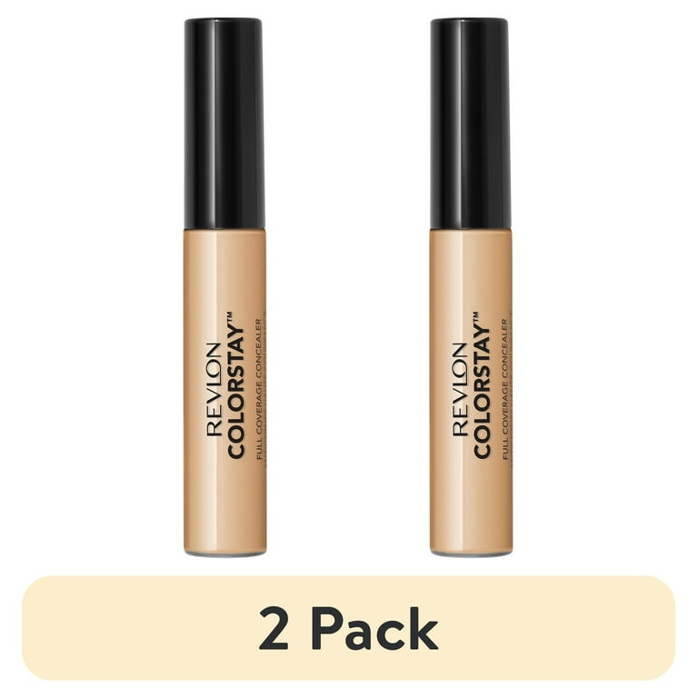 2 pack) Revlon ColorStay Liquid Concealer Makeup, Full Coverage