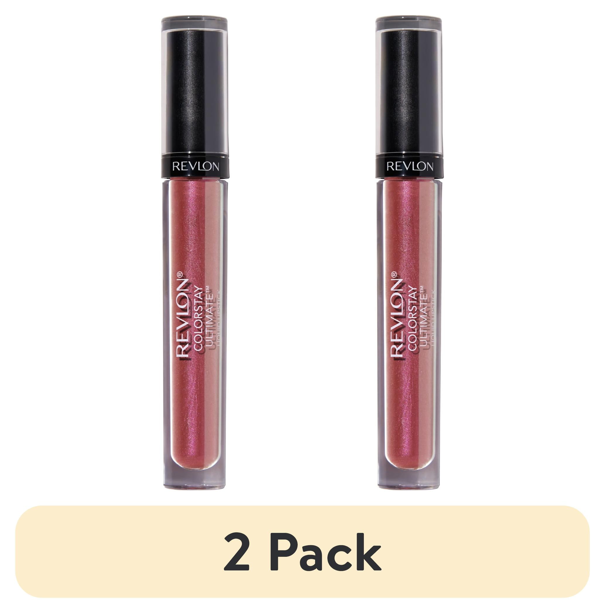 (2 pack) Revlon ColorStay Ultimate Lightweight Satin Liquid Lipstick, 0.1 fl oz