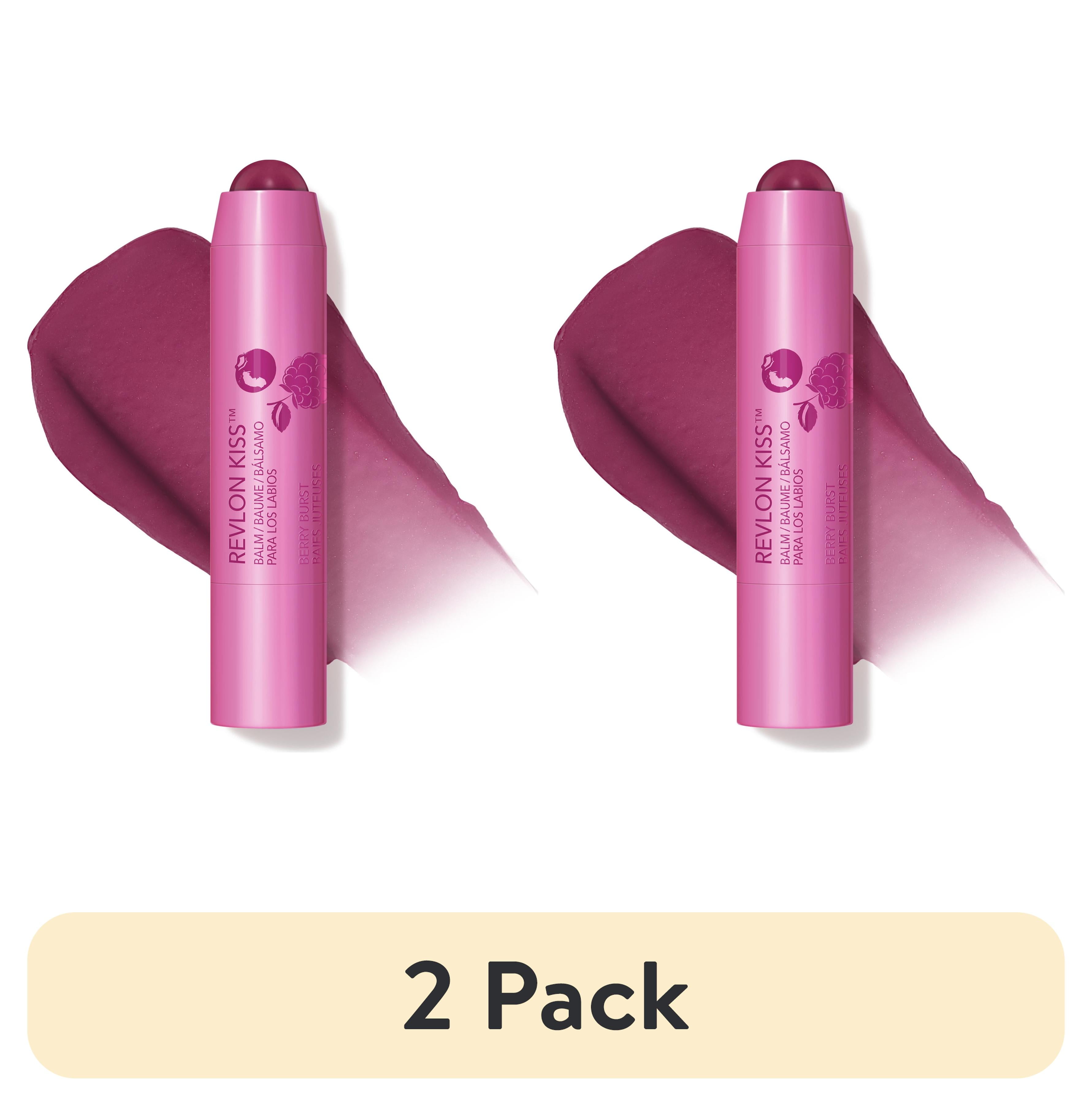 (2 pack) Revlon Kiss Hydrating Lip Balm, SPF 20, Berry Burst, 0.09 oz