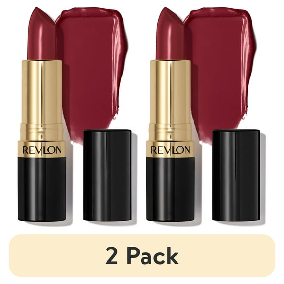 (2 pack) Revlon Super Lustrous Creme Lipstick, Creamy Formula, 630 Raisin Rage, 0.15 oz