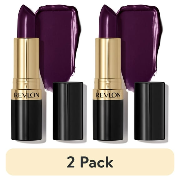 (2 pack) Revlon Super Lustrous Creme Lipstick, Creamy Formula, 663 Va Va Violet, 0.15 oz