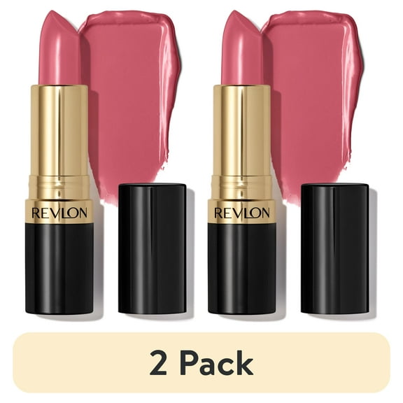 (2 pack) Revlon Super Lustrous Creme Lipstick, Creamy Formula, 766 Secret Club, 0.15 oz