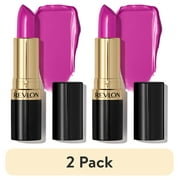 2 pack Revlon Super Lustrous Creme Lipstick, Creamy Formula, 770 Dramatic, 0.15 oz
