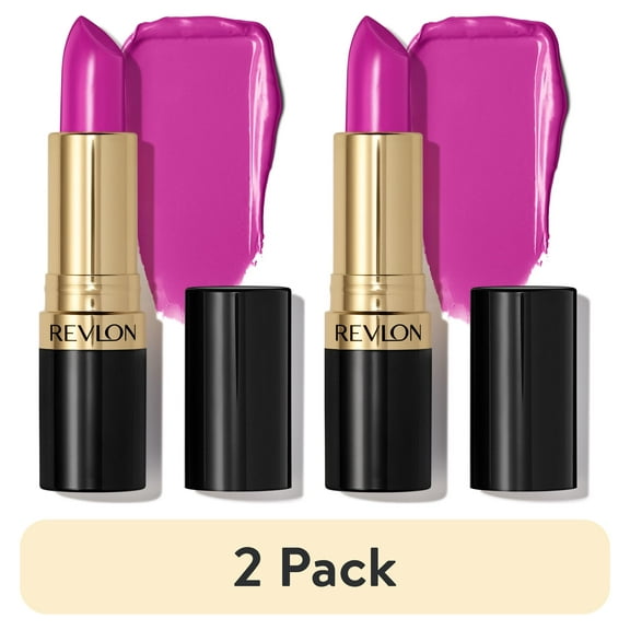 (2 pack) Revlon Super Lustrous Creme Lipstick, Creamy Formula, 770 Dramatic, 0.15 oz