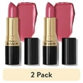thumbnail interactive-video image 1 of (2 pack) Revlon Super Lustrous Creme Lipstick, Creamy Formula, 805 Candied Rose, 0.15 oz, 1 of 20