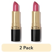 2 pack Revlon Super Lustrous Creme Lipstick, Creamy Formula, 805 Candied Rose, 0.15 oz