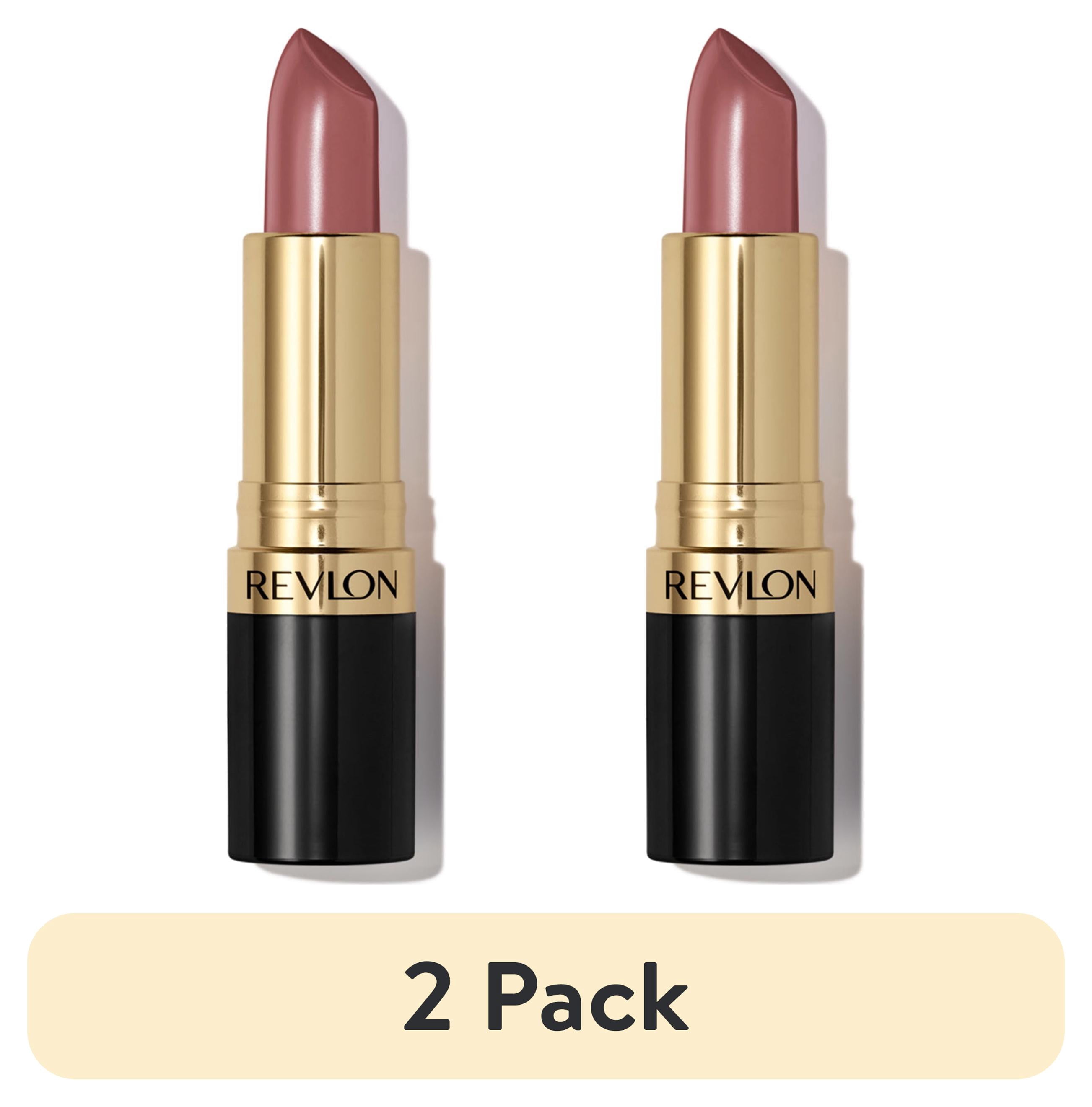 (2 pack) Revlon Super Lustrous Creme Lipstick, Creamy Formula, 811 Laidback Lilac, 0.15 oz