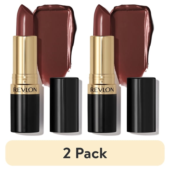 (2 pack) Revlon Super Lustrous Creme Lipstick, Creamy Formula, 804 Rumberry, 0.15 oz