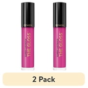 (2 pack) Revlon Super Lustrous Moisturizing High Shine Lip Gloss, 232 Pink Obsessed, 0.13 oz