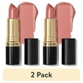 thumbnail interactive-video image 1 of (2 pack) Revlon Super Lustrous Pearl Lipstick, Creamy Formula, 801 After Glow, 0.15 oz, 1 of 21