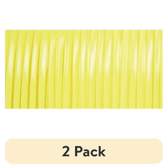 (2 pack) Rexlace Plastic Lacing .0938"X100yd-Neon Yellow