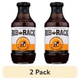 thumbnail image 1 of (2 pack) Rib Rack Hot Honey BBQ Sauce, 19 oz, 1 of 6