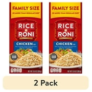 (2 pack) Rice-A-Roni Chicken Rice & Vermicelli Mix Packaged Meal, Family Size, Shelf-stable 13.8 oz Box