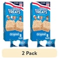thumbnail image 1 of (2 pack) Rice Krispies Treats Original Chewy Crispy Marshmallow Squares, Kids Snacks, 6.2 oz, 8 Count, 1 of 13