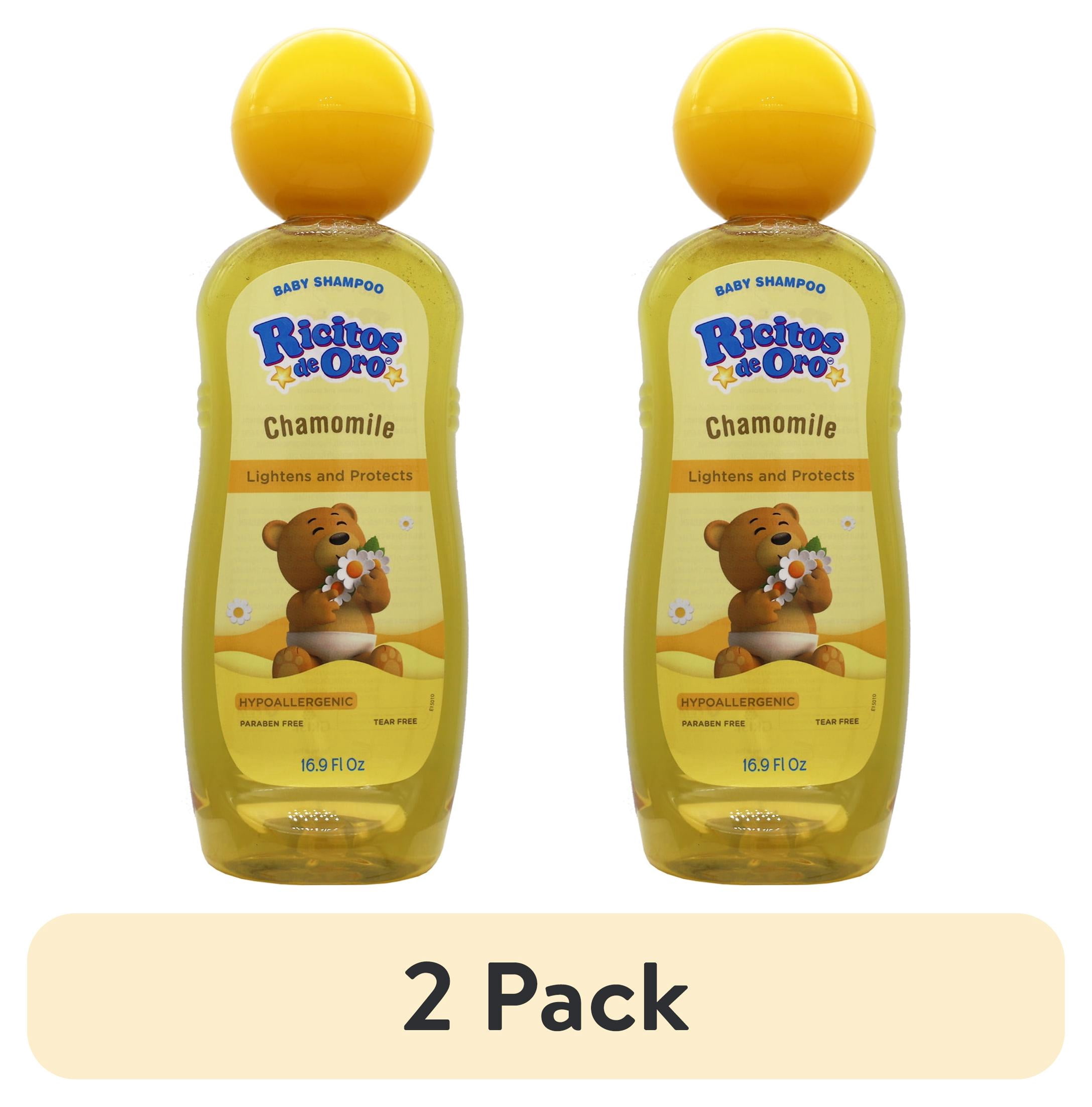 (2 pack) Ricitos de Oro Chamomile Baby Cleansing Shampoo, 16.9 fl. oz Bottle
