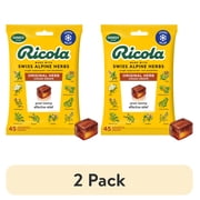 (2 pack) Ricola Original Herb Soothing Cough Drops for Sore Throat and Cough Relief, Value Pack, 45 Count