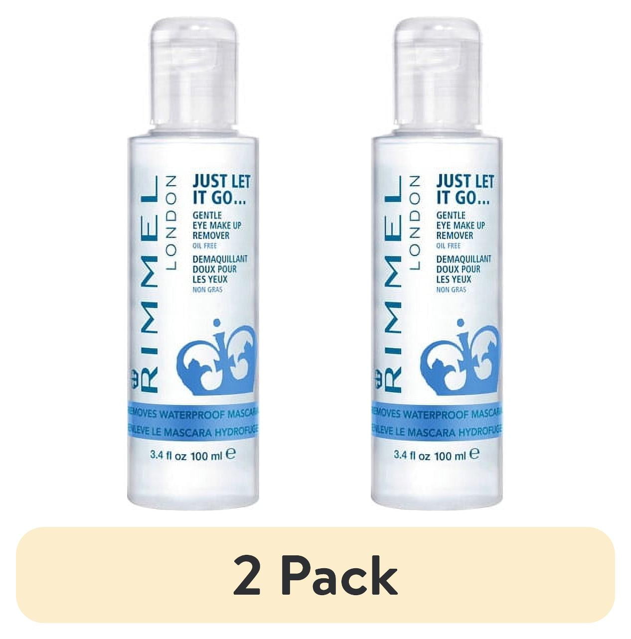(2 pack) Rimmel Just Let it Go Gentle Eye Makeup Remover, 3.4 fl oz