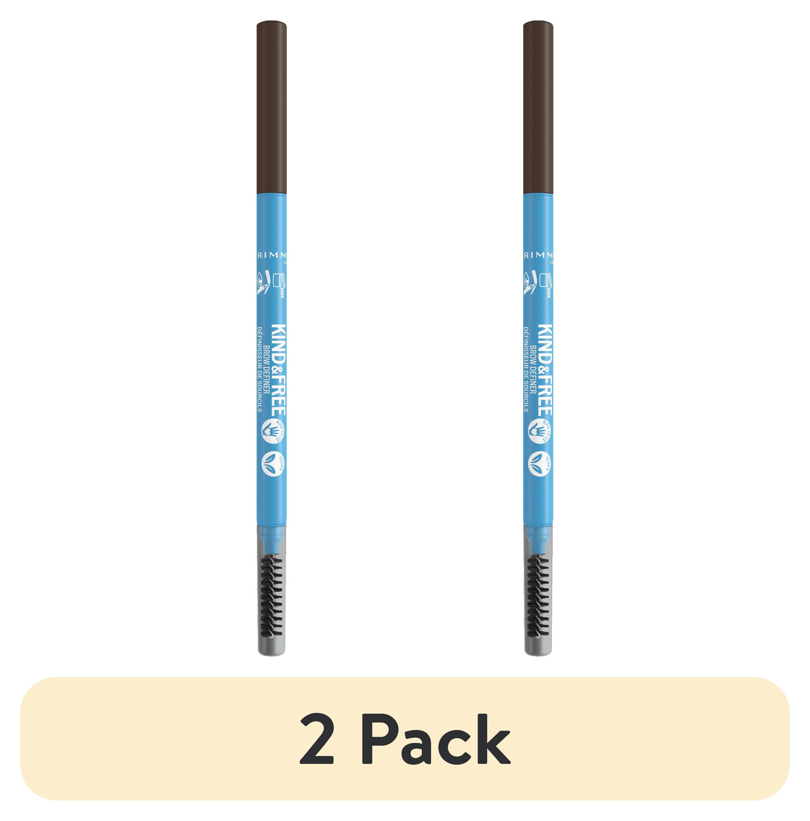 (2 pack) Rimmel Kind & Free Eyebrow Pencil, 006 Espresso, 0.003 oz