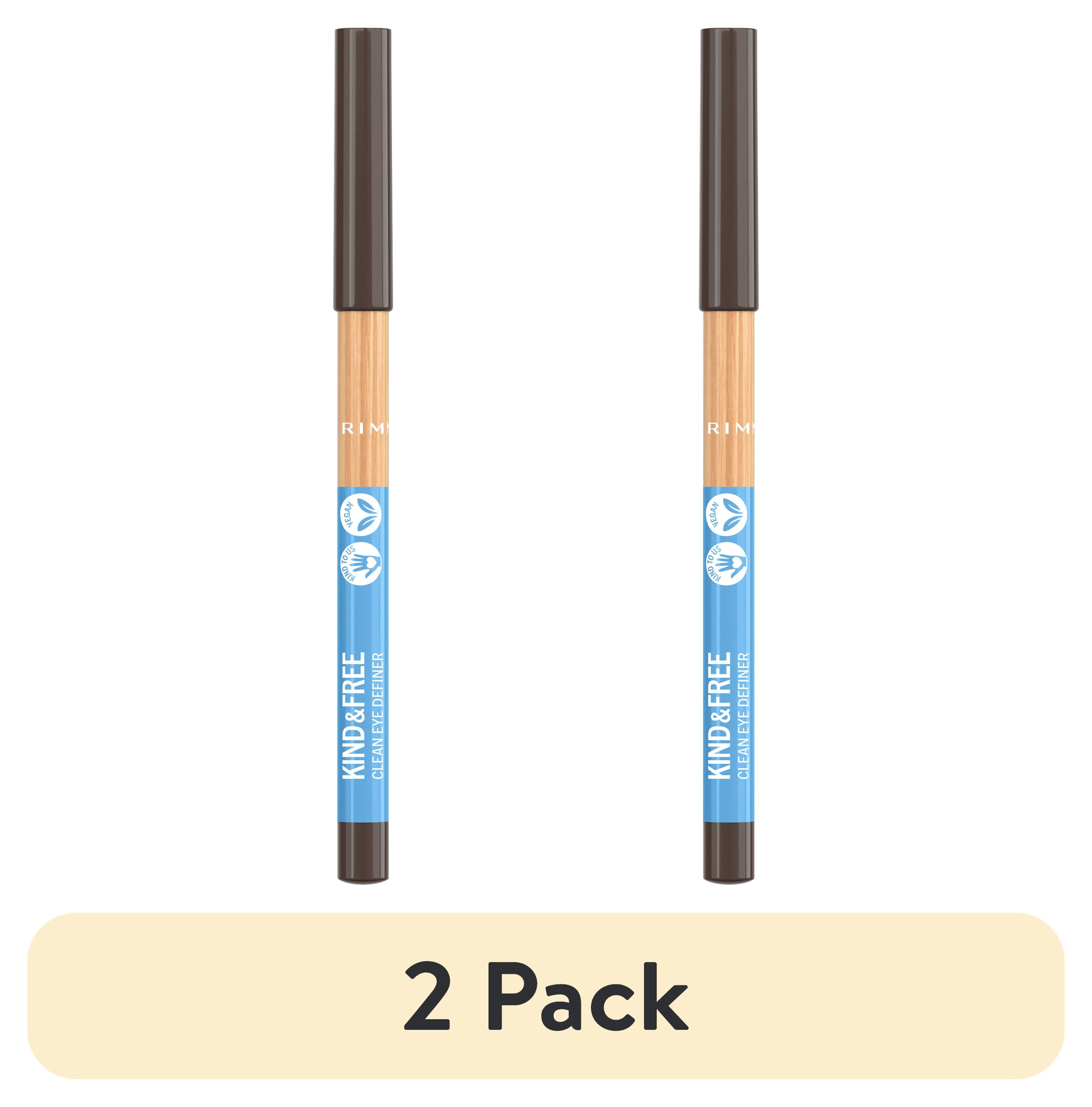(2 pack) Rimmel Kind & Free Eyeliner Pencil, 2-Pecan, 0.35 oz