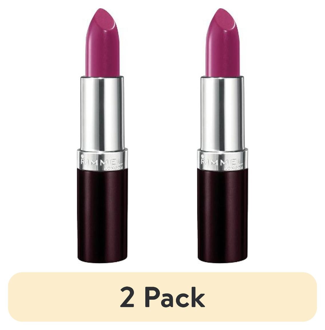 (2 pack) Rimmel London Lasting Finish Lipstick, Amethyst Shimmer, 0.14 oz