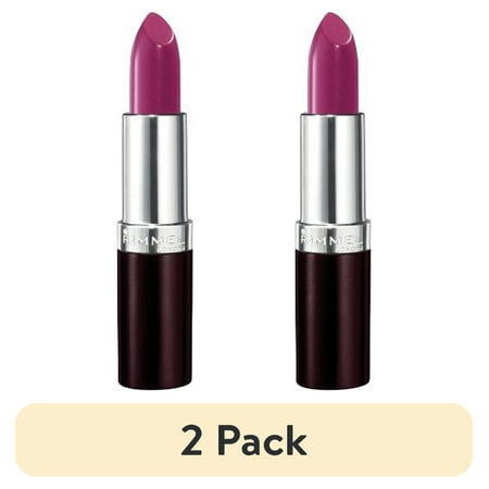 (2 pack) Rimmel London Lasting Finish Lipstick, Amethyst Shimmer, 0.14 oz