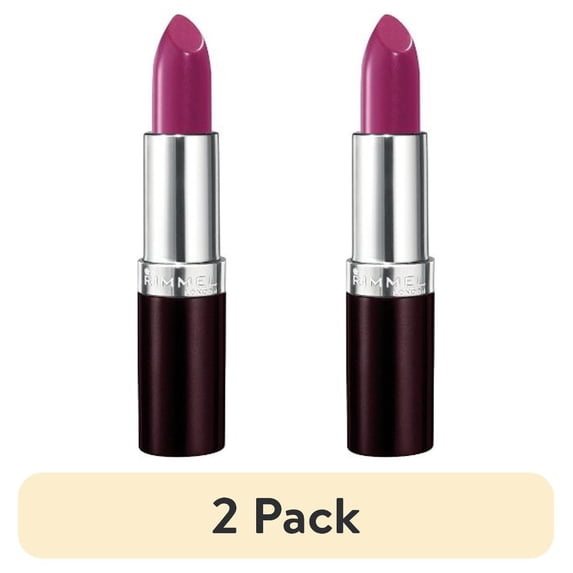 (2 pack) Rimmel London Lasting Finish Lipstick, Amethyst Shimmer, 0.14 oz