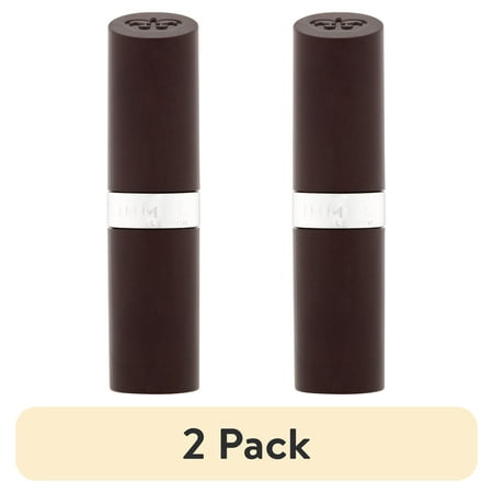 (2 pack) Rimmel London Lasting Finish Lipstick, Bordeaux, 0.14 oz