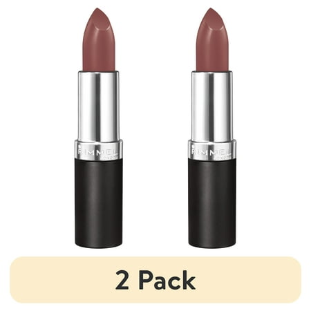 (2 pack) Rimmel London Lasting Finish Lipstick, Coffee Shimmer, 0.14 oz