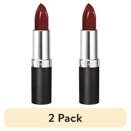 (2 pack) Rimmel London Lasting Finish Lipstick, Red-y?, 0.14 oz