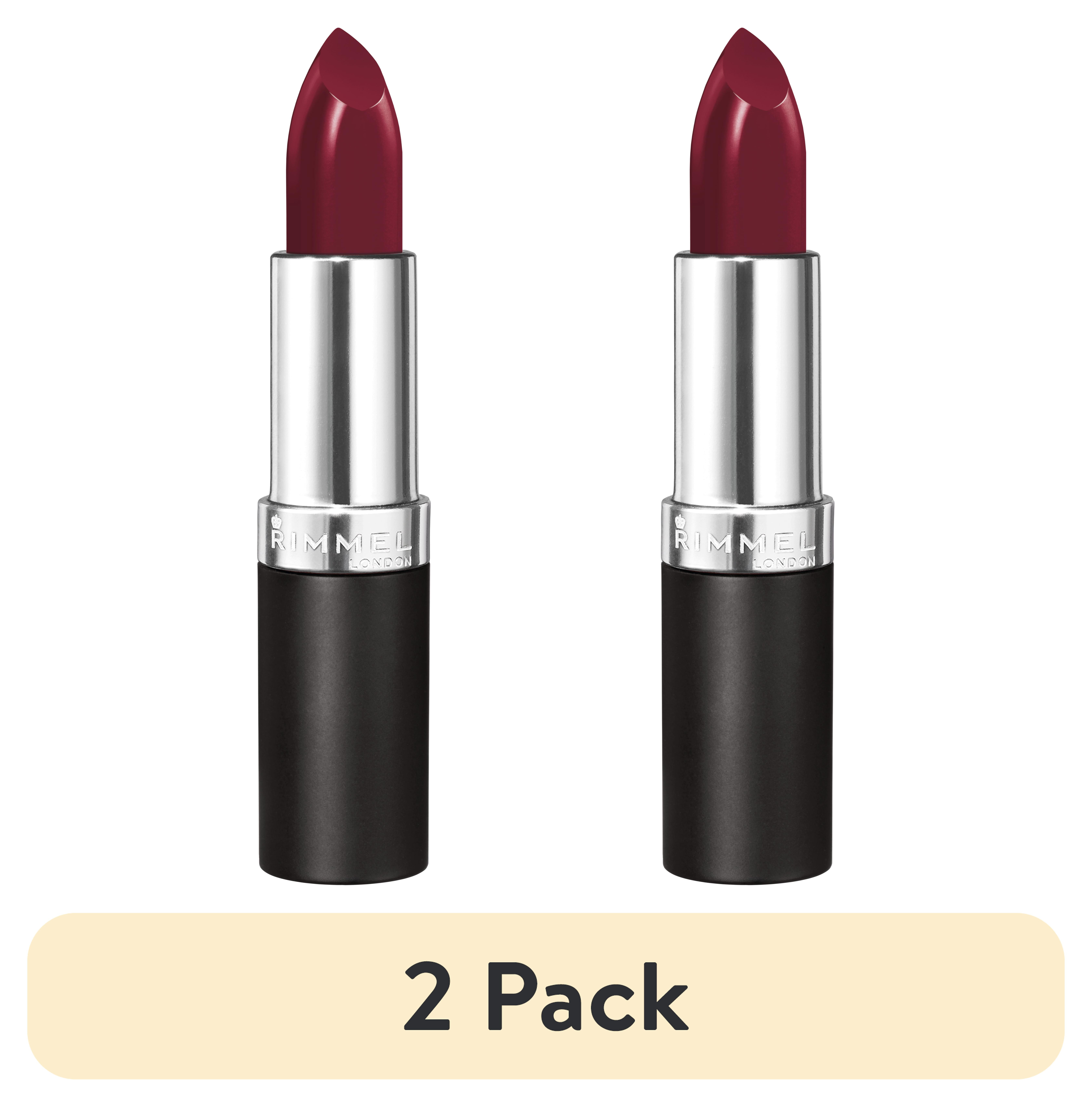(2 pack) Rimmel London Long-Lasting Matte Lipstick, Berry Misschief