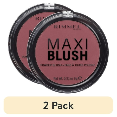 (2 pack) Rimmel London Maxi Blush, Rendez-Vous, 0.31 oz