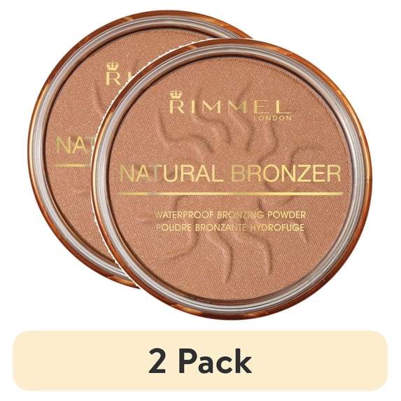 (2 pack) Rimmel London Natural Bronzer, Sun Dance, 0.49 oz