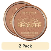 2 pack Rimmel London Natural Bronzer, Sunlight, 0.49 oz