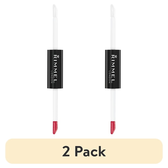 (2 pack) Rimmel London Provocalips 16HR Kiss Proof Lip Colour, Kiss Me You Fool, 0.14 oz