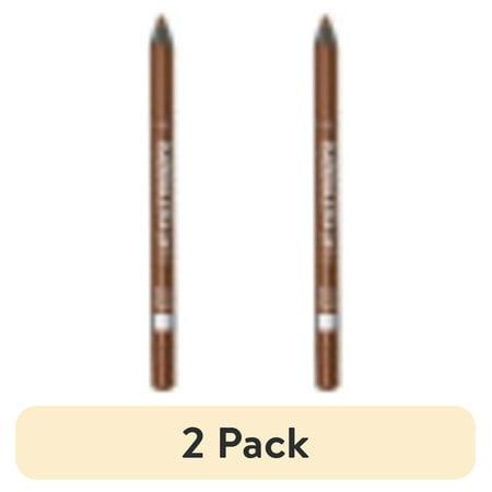 (2 pack) Rimmel London Scandal'Eyes Waterproof Kohl Kajal Eyeliner, Brown