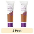 thumbnail image 1 of (2 pack) Rimmel London Stay Matte Liquid Foundation, Deep Mocha, 1 oz, 1 of 17