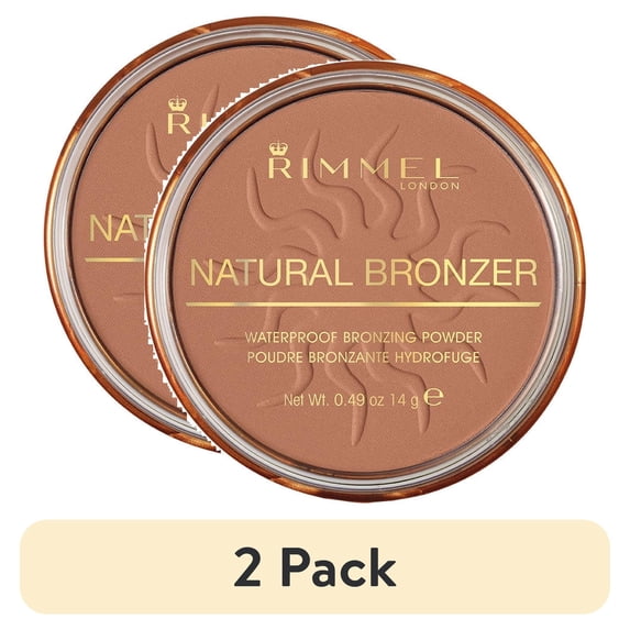 (2 pack) Rimmel Natural Bronzer Sun Bronze Lightweight Tanning Powder