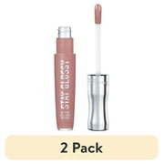 (2 pack) Rimmel Stay Glossy Lip Gloss, Blushing Belgraves, 0.18 oz