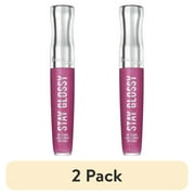 (2 pack) Rimmel Stay Glossy Lip Gloss, Grapevine Groove