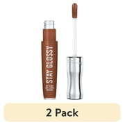 2 pack Rimmel Stay Glossy Lip Gloss, Penny to My Name 455, 0.18 fl oz