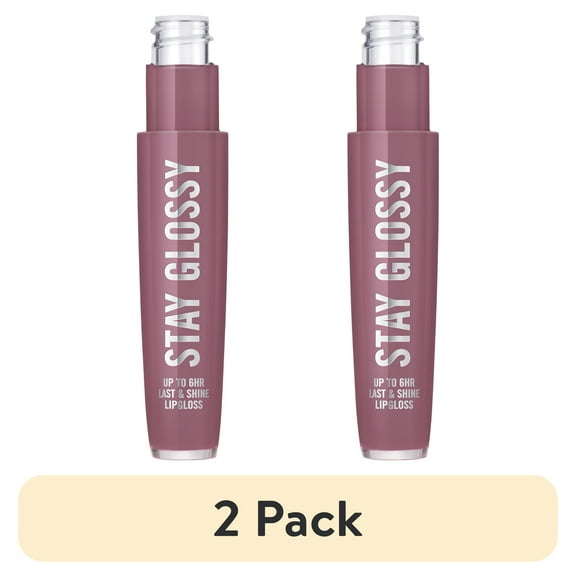 (2 pack) Rimmel Stay Glossy Lip Gloss, Tainted Love, 0.18 oz
