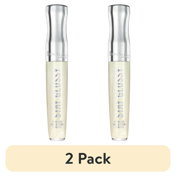 (2 pack) Rimmel Stay Glossy Lip Gloss in 815 HALO-THERE