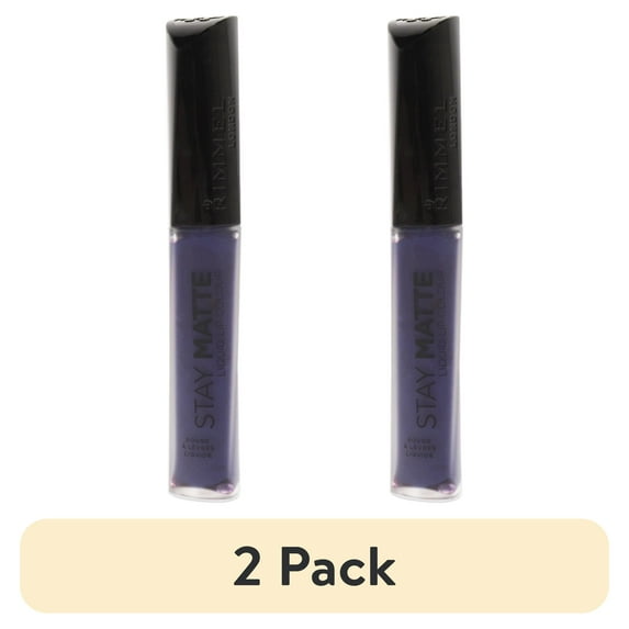 (2 pack) Rimmel Stay Matte Liquid Lip Colour, Blue Iris