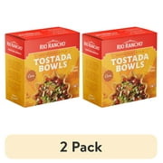(2 pack) Rio Rancho Tostada Bowls Gluten Free Restaurant-Style Multigrain Corn Bowls, 4 Count, Box