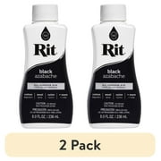 2 pack Rit, All Purpose Liquid Dye, Black, 8 fl oz