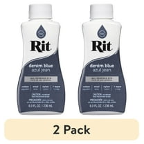 (2 pack) Rit, All Purpose Liquid Dye, Denim Blue, 8 fl oz