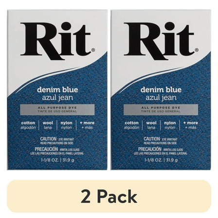 Rit All Purpose Powder Dye, Denim Blue 1 1/8 oz